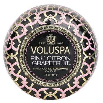 VOLUSPA Pink Citron Candle Mini Tin