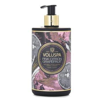 VOLUSPA Pink Citron Grapefruit Natural Moisturising Hand Lotion 450ml