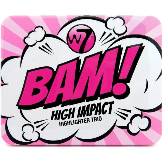 W7 Bam! High Impact Highlighter Trio