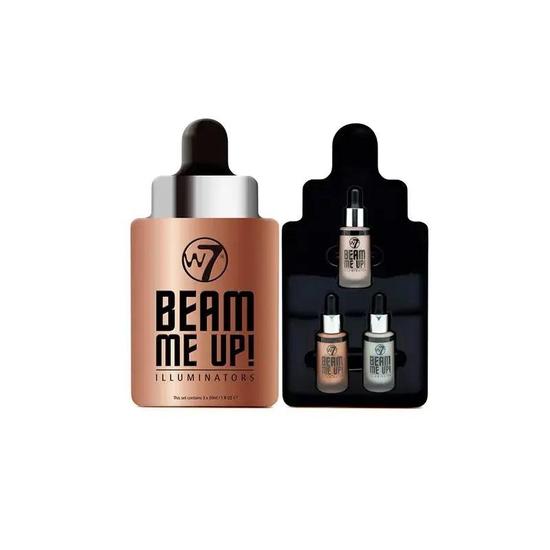 W7 Beam Me Up! Illuminators Set 3 X 15ml