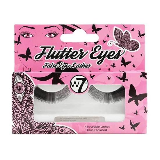 W7 Flutter Eyes False Eyelashes With Lash Glue 03