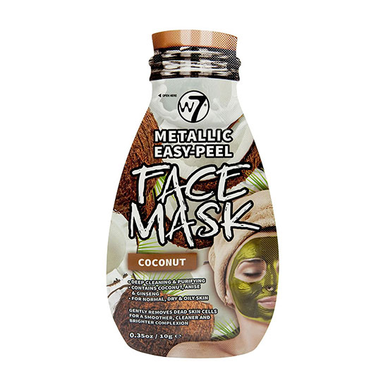 W7 Metallic Easy Peel Coconut Face Mask