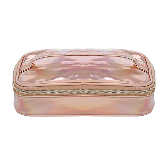 W7 Rose Gold Laser PU Cosmetic Bag