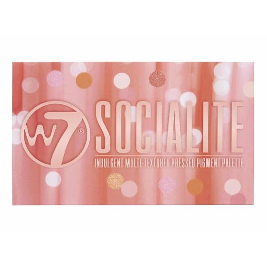 W7 Socialite Pressed Pigment Palette