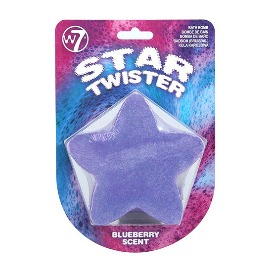 W7 Star Twister Bath Bomb Blueberry