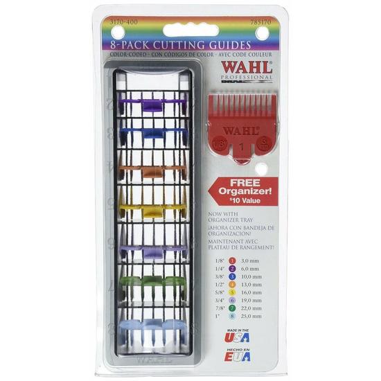 Wahl Colour Coded Hair Cutting Guides 8 Packs