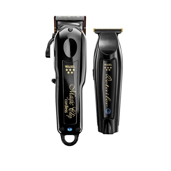 Wahl Cordless Barber Combo Black Magic Clip & Detailer Trimmer