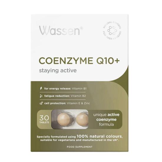 Wassen Coenzyme Q10 + Vitamin E Tablets 30 Tablets