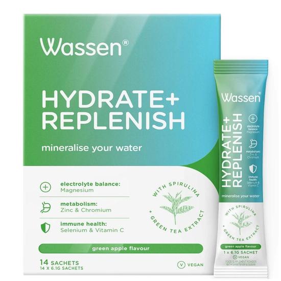 Wassen Hydrate & Replenish Powder Sachets