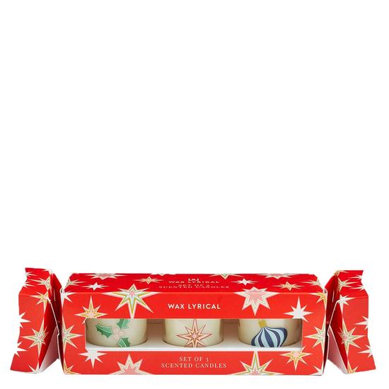 Wax Lyrical Merry & Bright Votive Gift Set Cracker