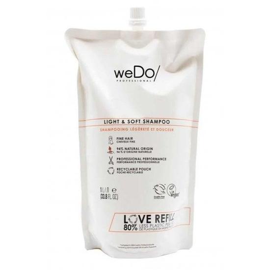 weDo Professional Hair Care Light & Soft Shampoo Refill Pack Fine Hair 1000ml