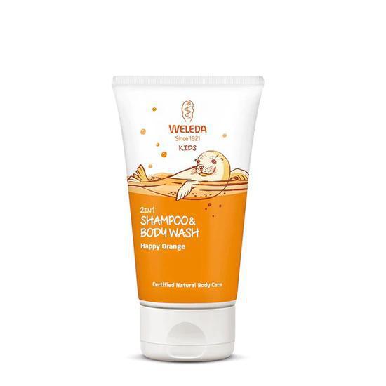 Weleda Kids 2 In 1 Happy Orange Shampoo & Body Wash 150ml