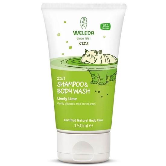 Weleda Kids 2 In 1 Lively Lime Shampoo & Wash 150ml