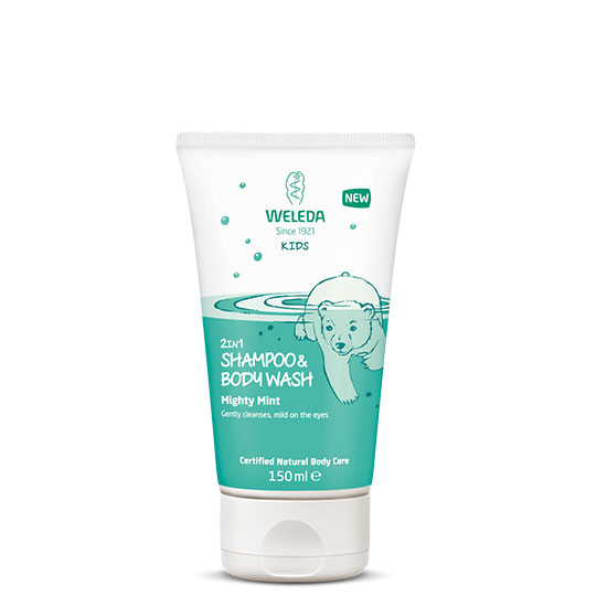 Weleda Kids 2 In 1 Mighty Mint Shampoo & Body Wash