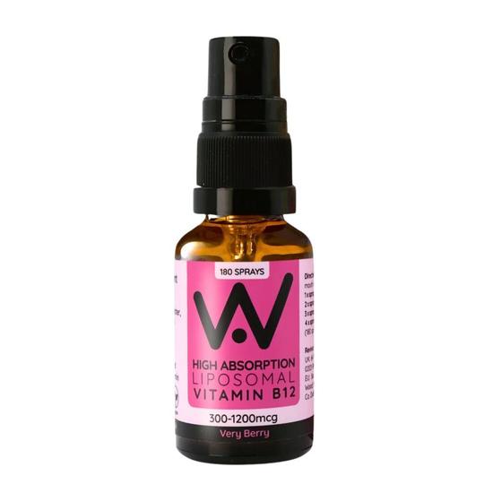 Well Actually Vitamin B12 Methycobalamin 300mcg Berry Spray