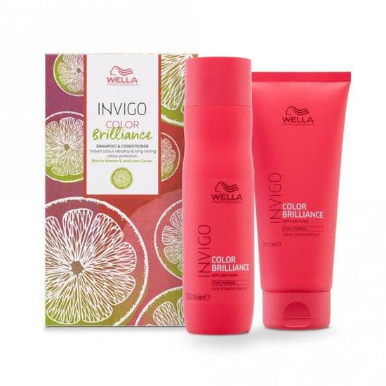 Wella Professionals Invigo Colour Brilliance Duo Gift Set 250ml Shampoo, 200ml Conditioner