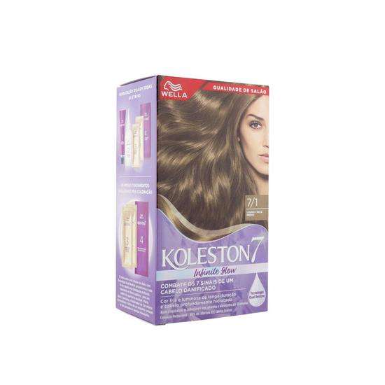 Wella Professionals Koleston Permanent Hair Colour 7/1 Medium Ash Blonde