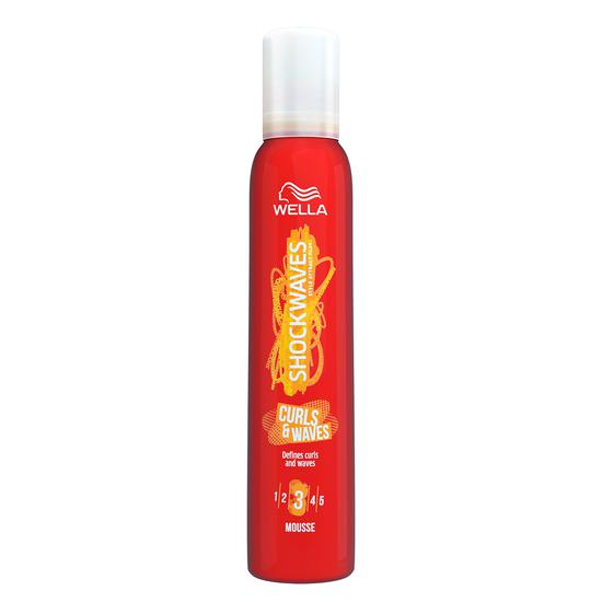 Wella Shockwaves Curls & Waves Hair Mousse Spray 200ml