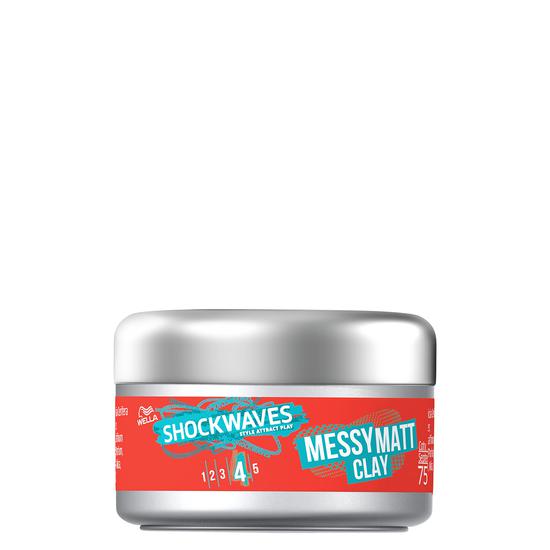 Wella Shockwaves Ultimate Effects Matte Clay 75ml