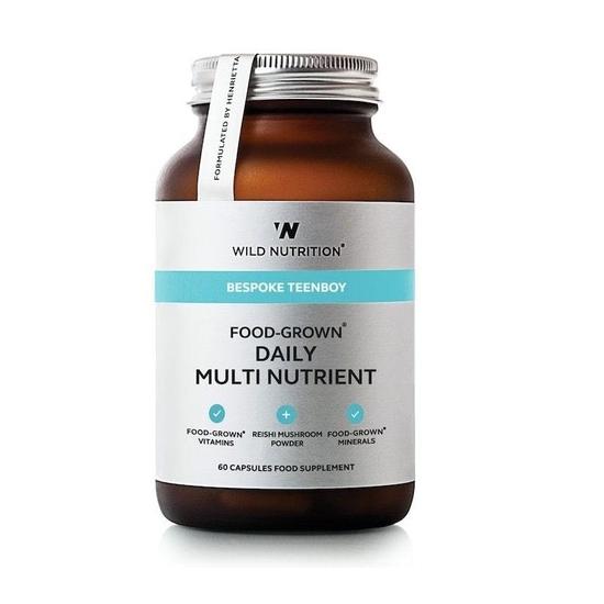 Wild Nutrition Bespoke Teenboy Food-Grown Daily Multi Nutrient Vegicaps