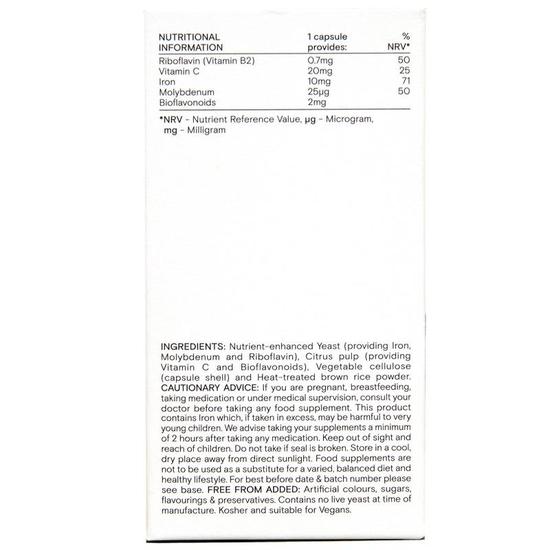 Wild Nutrition Food-Grown Iron Plus Vegicaps