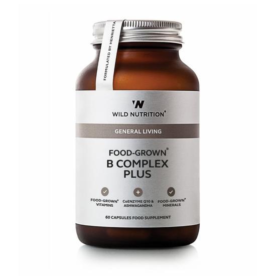 Wild Nutrition General Living Food-Grown B Complex Plus 60 Capsules