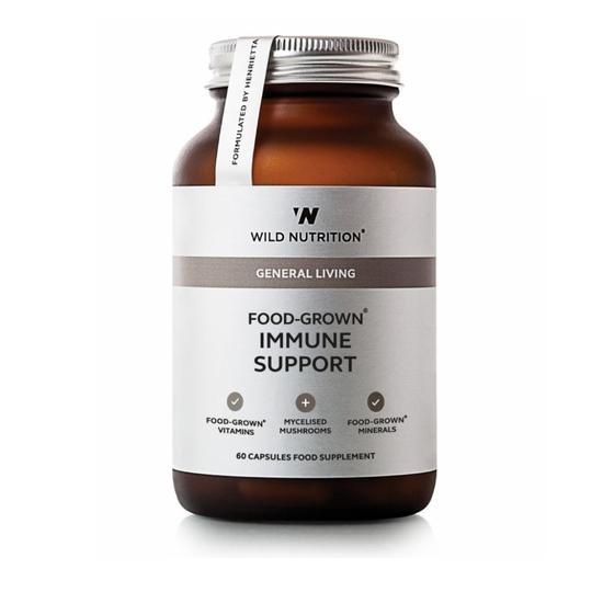 Wild Nutrition General Living Food-Grown Immune Support 60 Capsules