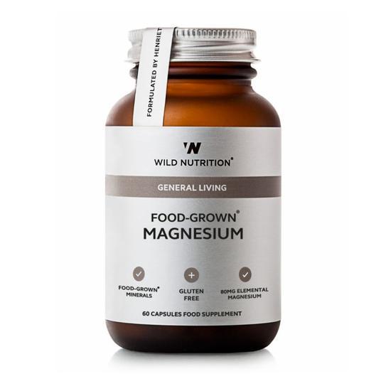 Wild Nutrition General Living Food-Grown Magnesium 60 Capsules