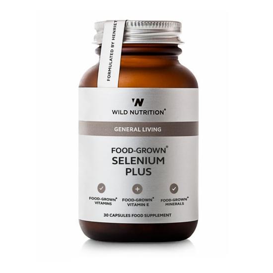 Wild Nutrition General Living Food-Grown Selenium Plus 30 Capsules