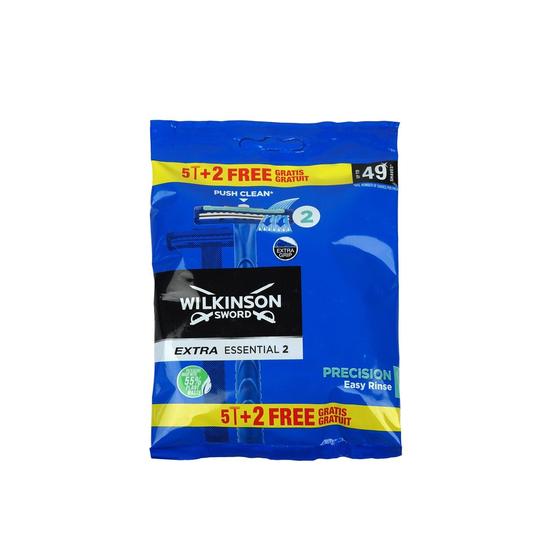 Wilkinson Sword Extra Essential 2 Precision Easy Rinse Disposable Razors
