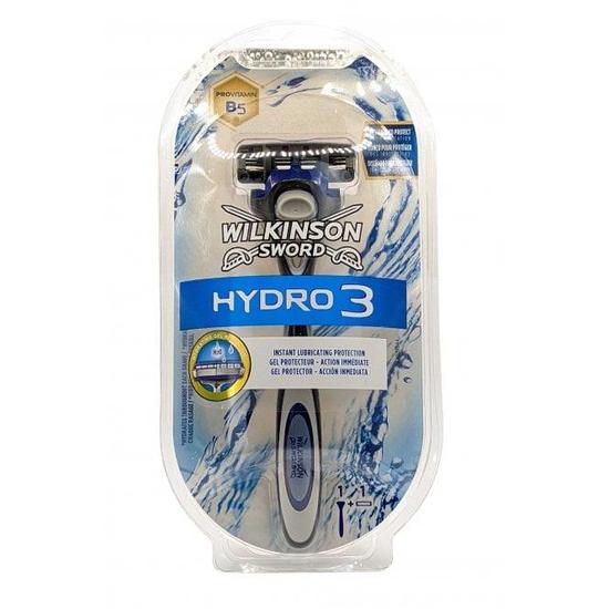 Wilkinson Sword Hydro 3 Wilkinson Handle & 1 x Razor Cartridge Instant Skin Lubricate & Protect