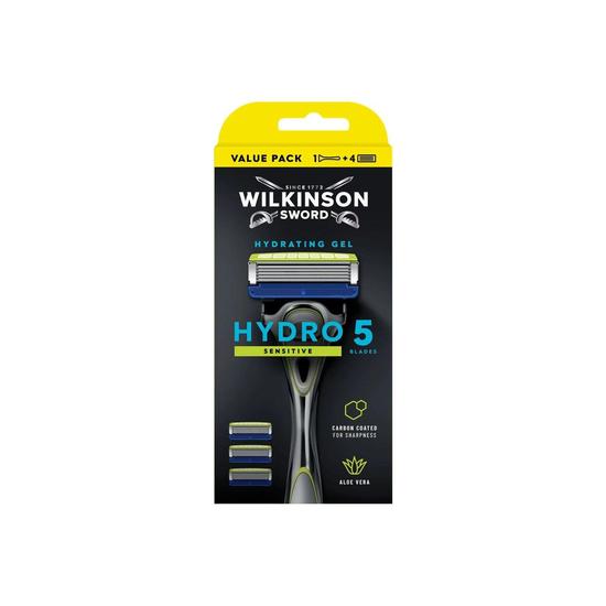 Wilkinson Sword Hydro 5 Sensitive Razor + 3 Replacement Blades