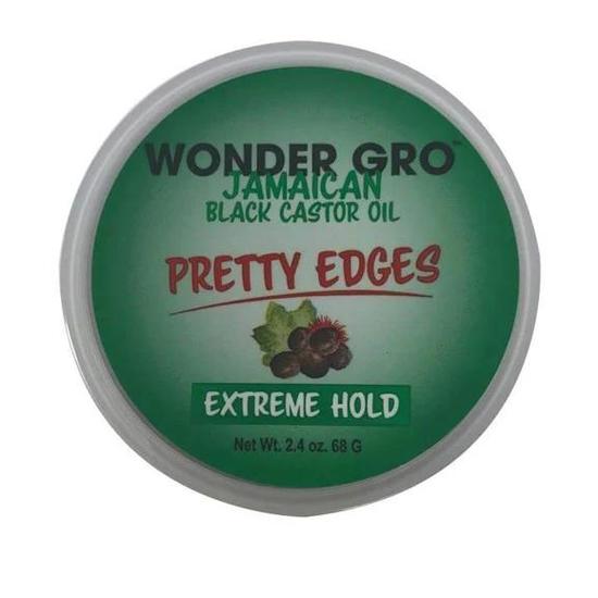 Wonder Gro Jamaican Black Castor Oil Pretty Edges Extreme Hold