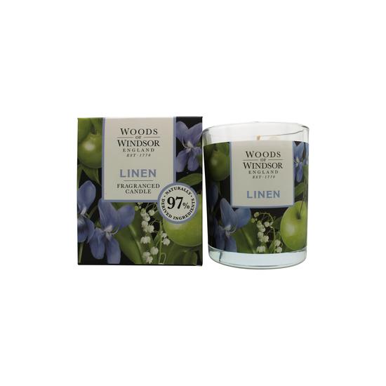 Woods of Windsor Linen Candle 150g