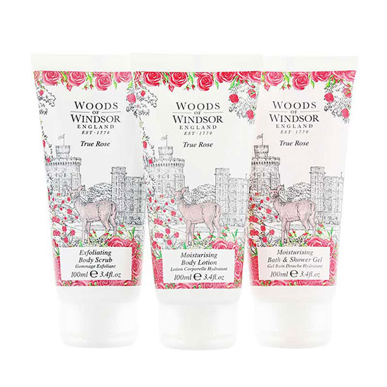 Woods of Windsor True Rose Bath & Body Collection Gift Bag