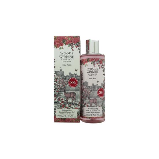 Woods of Windsor True Rose Moisturising Bath & Shower Gel 250ml