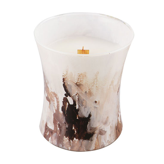 WoodWick Artisan Hourglass Candle Honey Tabac