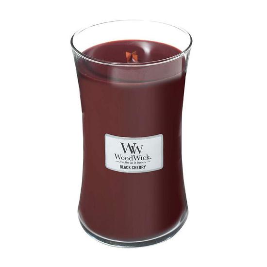 WoodWick Black Cherry Large Jar Candle