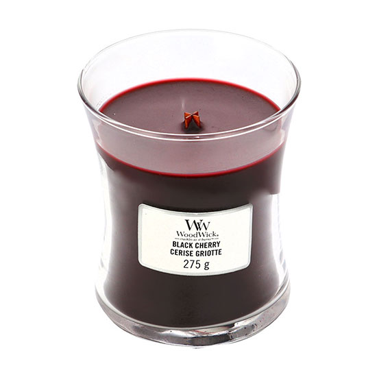 WoodWick Black Cherry Medium Jar Candle
