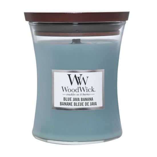 WoodWick Blue Java Banana Medium Jar Candle
