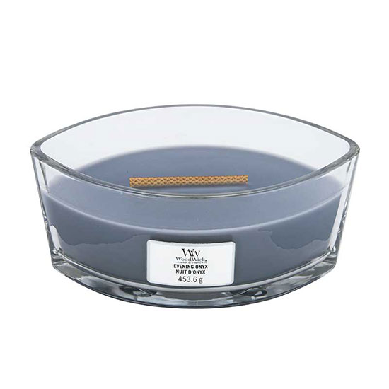 WoodWick Evening Onyx Ellipse Candle