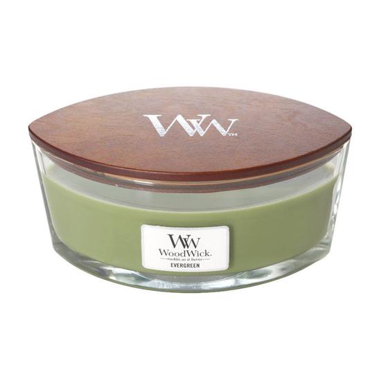 WoodWick Evergreen Ellipse Candle
