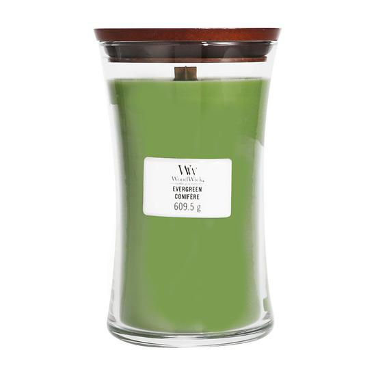 WoodWick Evergreen Large Jar Candle
