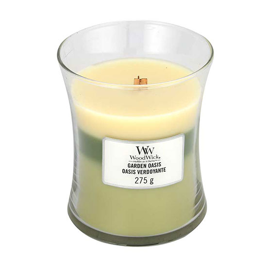 WoodWick Garden Oasis Trilogy Medium Jar Candle 275g