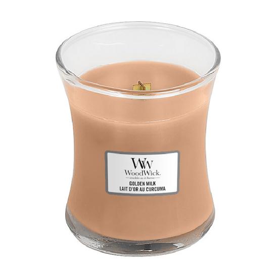 WoodWick Golden Milk Medium Jar Candle