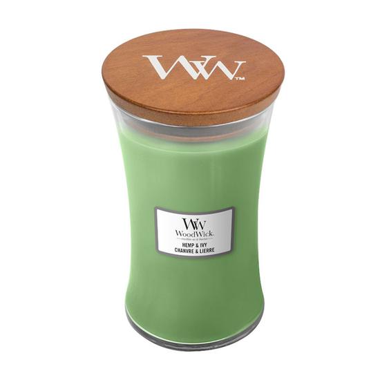 WoodWick Hemp & Ivy Large Jar Candle 609.5g