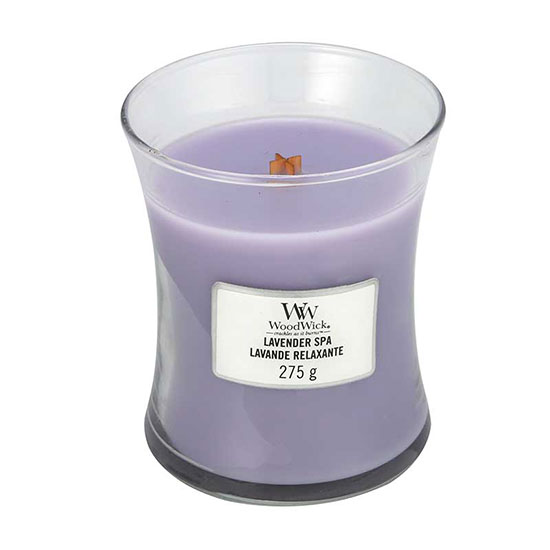 WoodWick Lavender Spa Medium Jar Candle