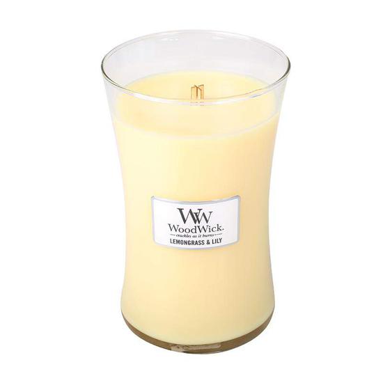 WoodWick Lemongrass & Lily Large Jar Candle