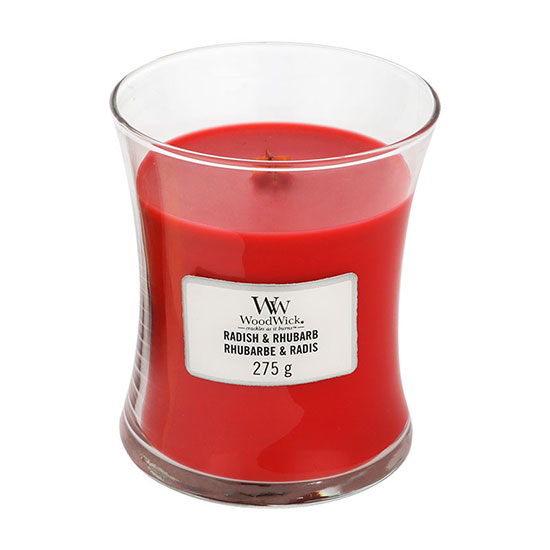 WoodWick Radish & Rhubarb Medium Jar Candle