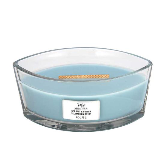 WoodWick Salt & Cotton Large Ellipse Candle